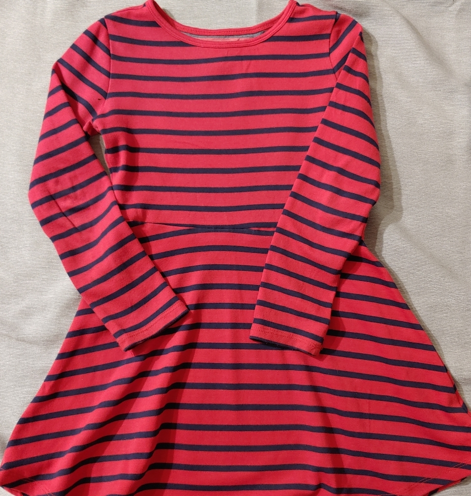 Gap Kids Red/Blue Stripped Dress